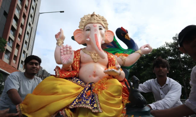 Ganpati Aagman at BMU