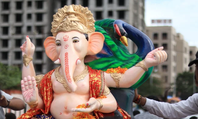 Ganpati Aagman at BMU