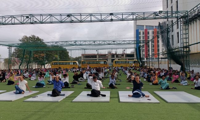 surya namaskar campus