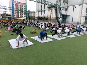 surya namaskar campus